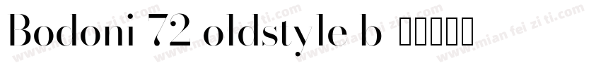 Bodoni 72 oldstyle b字体转换